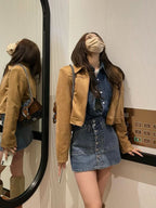 High-quality slim-fit short jacket