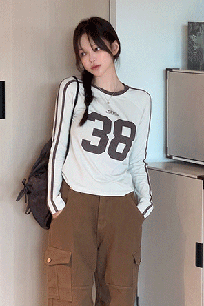 【🎧y2k vibe】38 Modal Long Sleeve Tee 