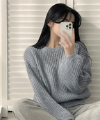 【🍷Christmas &amp; New Year PICK】Cream Puff Pastry Knit Top