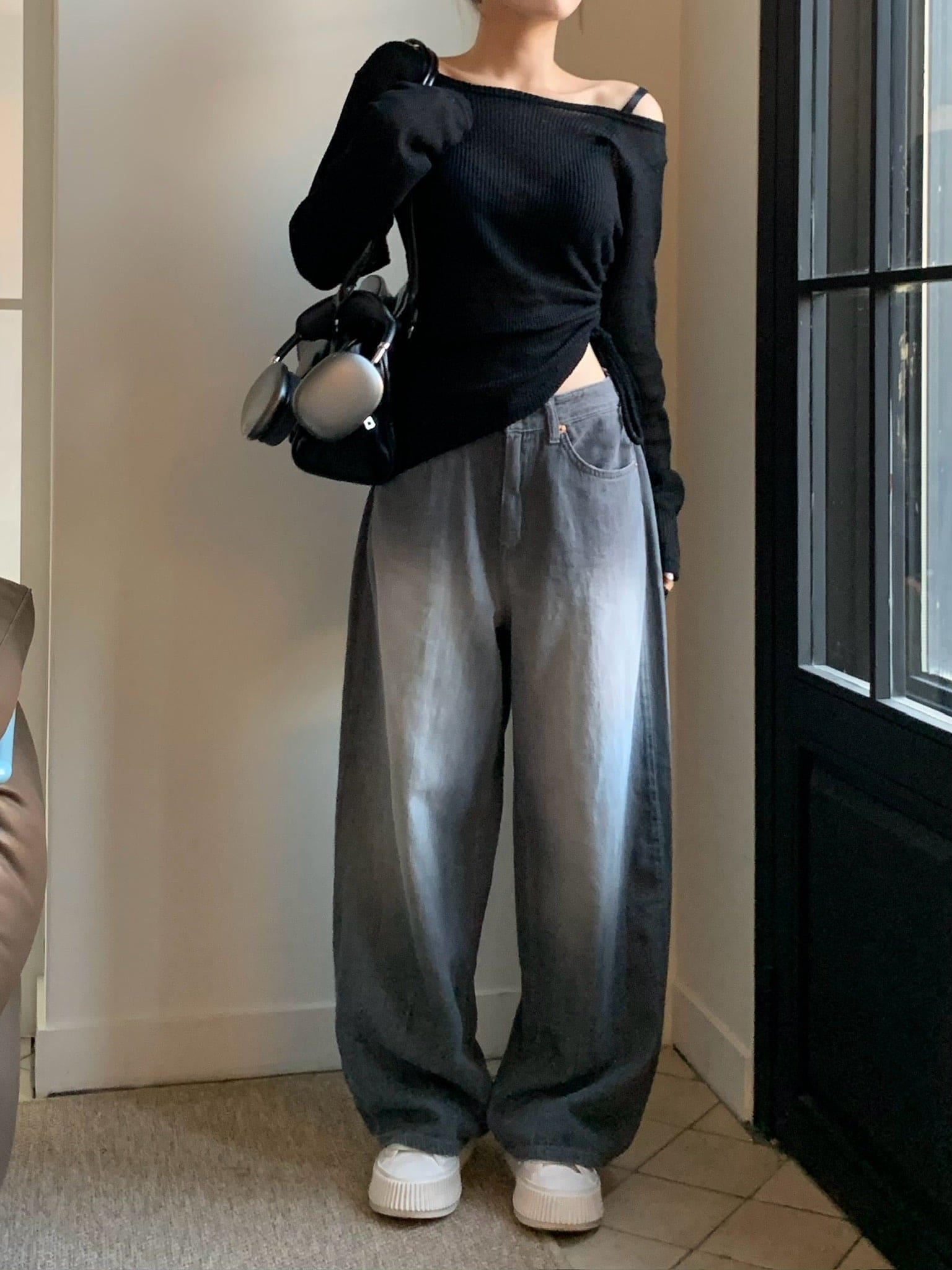 【🍂y2k autumn】Unbalanced Charm Knit 