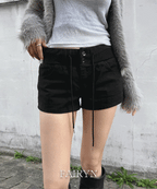 【🍂拼色神褲】Colorblock A-Line Shorts