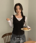 Dot Layered Sleeveless