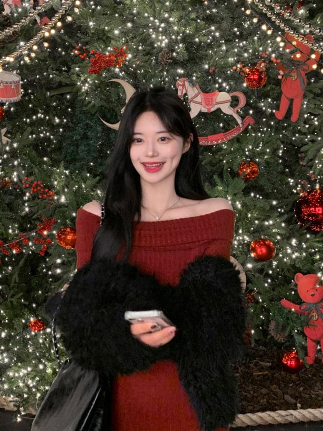 [Year-End Look Pick🥂] Off-Shoulder Dress