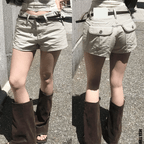 【口袋短褲】Buckle Shorts