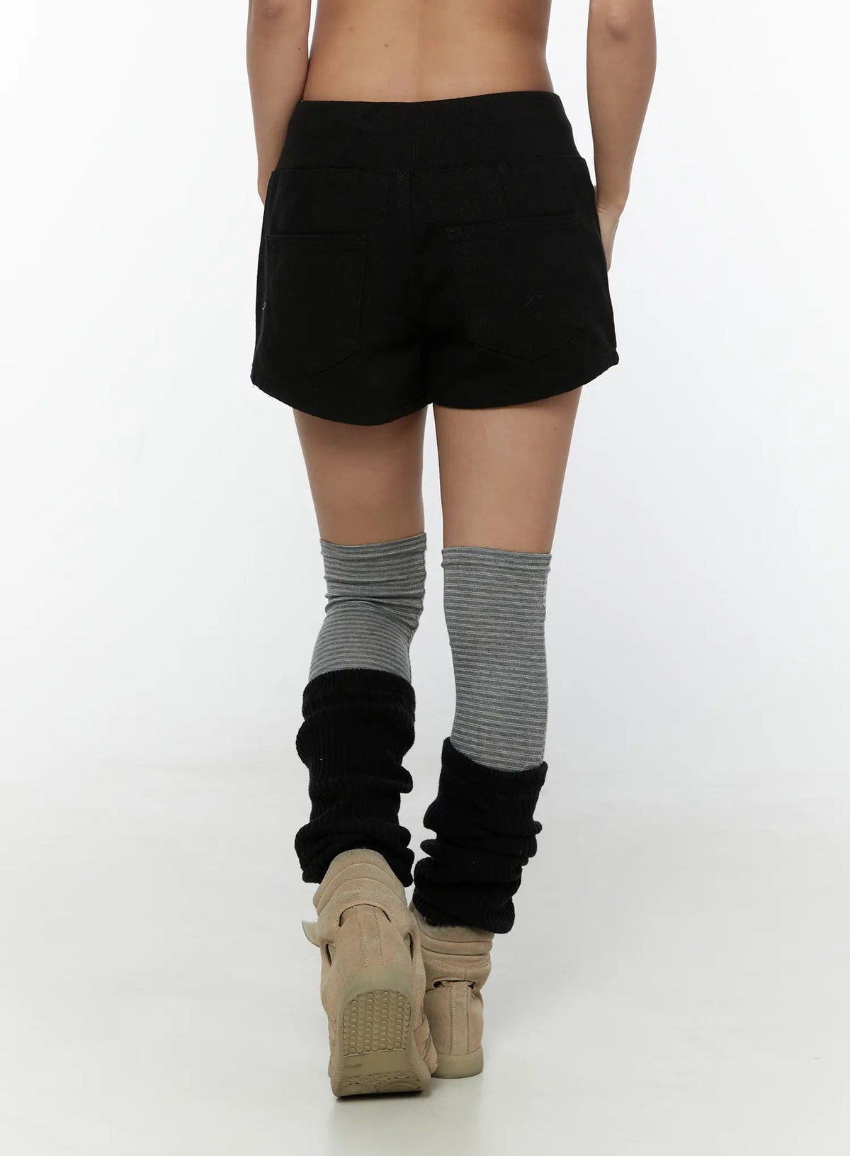 【🍂拼色神褲】Colorblock A-Line Shorts