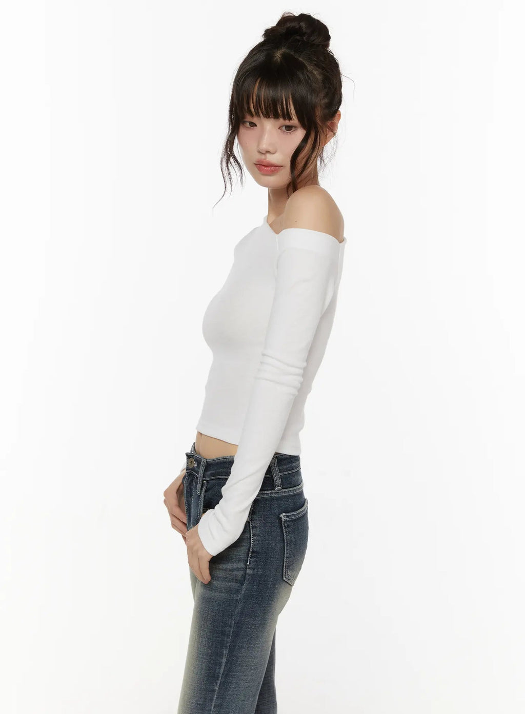 Slide Off Shoulder Top 