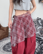 【CODI PICK】Check Wrap Skirt 