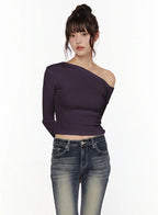 Slide Off Shoulder Top 