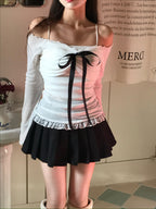 【🩶約會Pick】Ribbon Rose Top