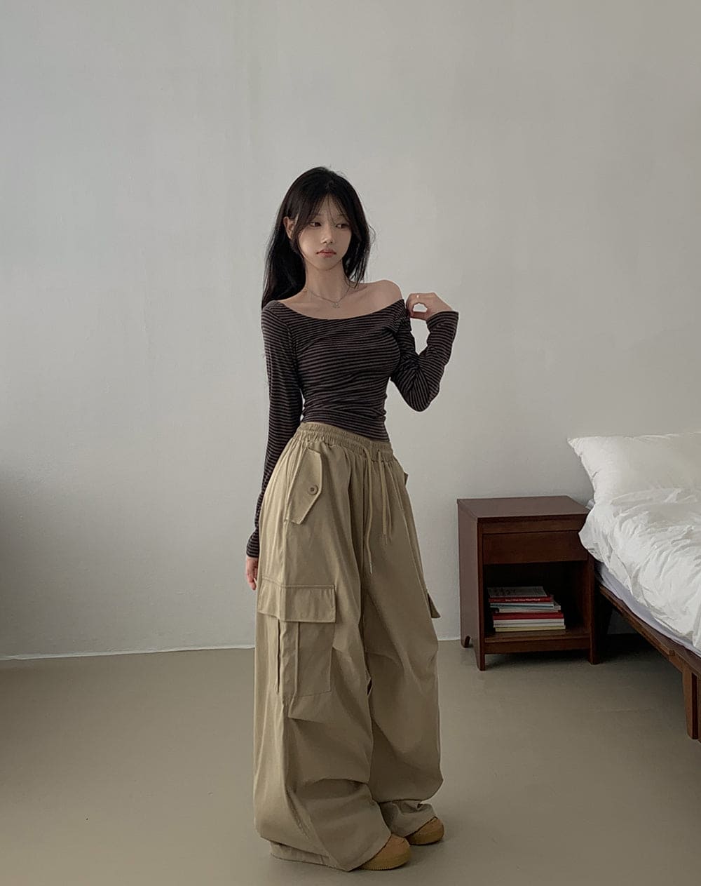 【💗for SNS】Moon Stripe Tee 