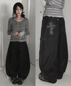 【Divine Pants Series】Cross Back Jeans 