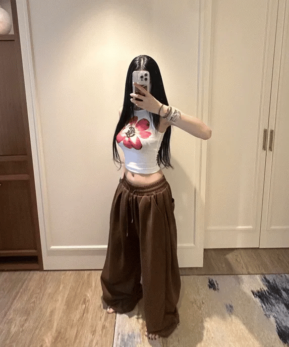 【🍒y2k vibe】Flower Sleeveless 