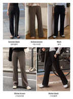 Korean website makes its own Soft Clean flared pants