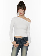 Slide Off Shoulder Top 