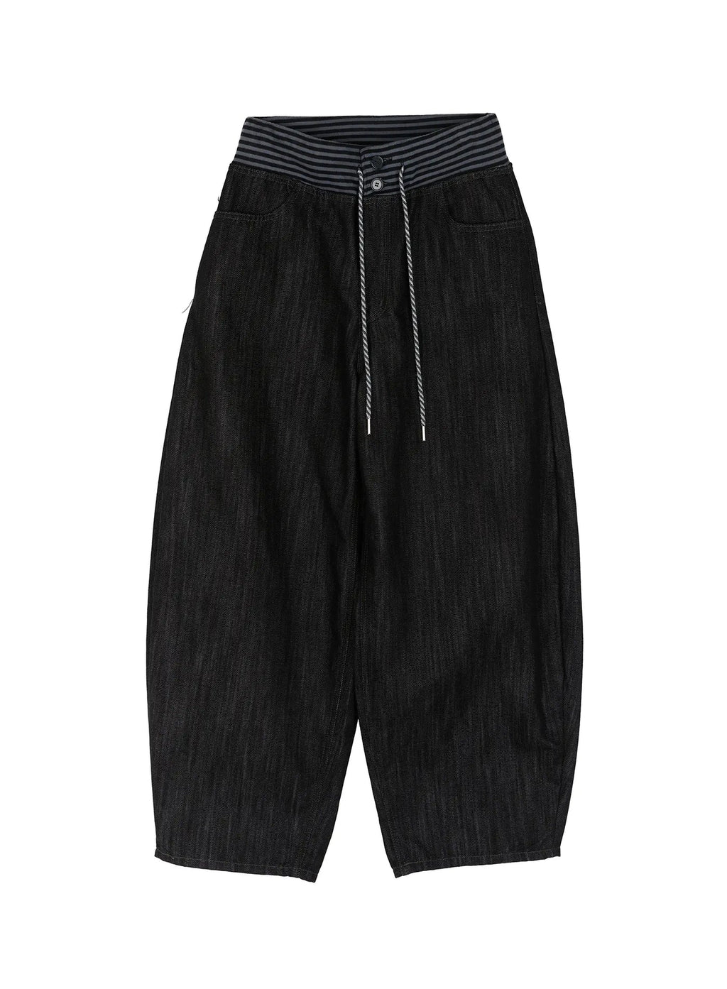 【條紋神褲】Stripe Wide Jeans
