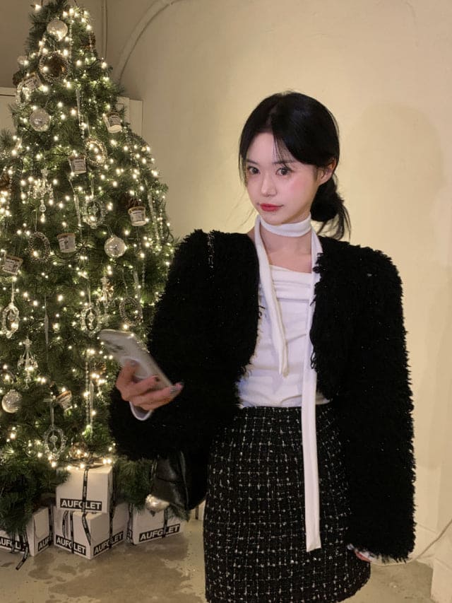 Breezy Off Shoulder Scarf Set 