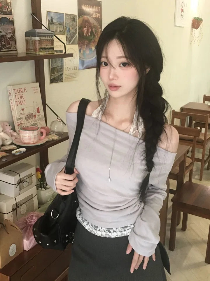【溫柔約會】Lace Layered Top