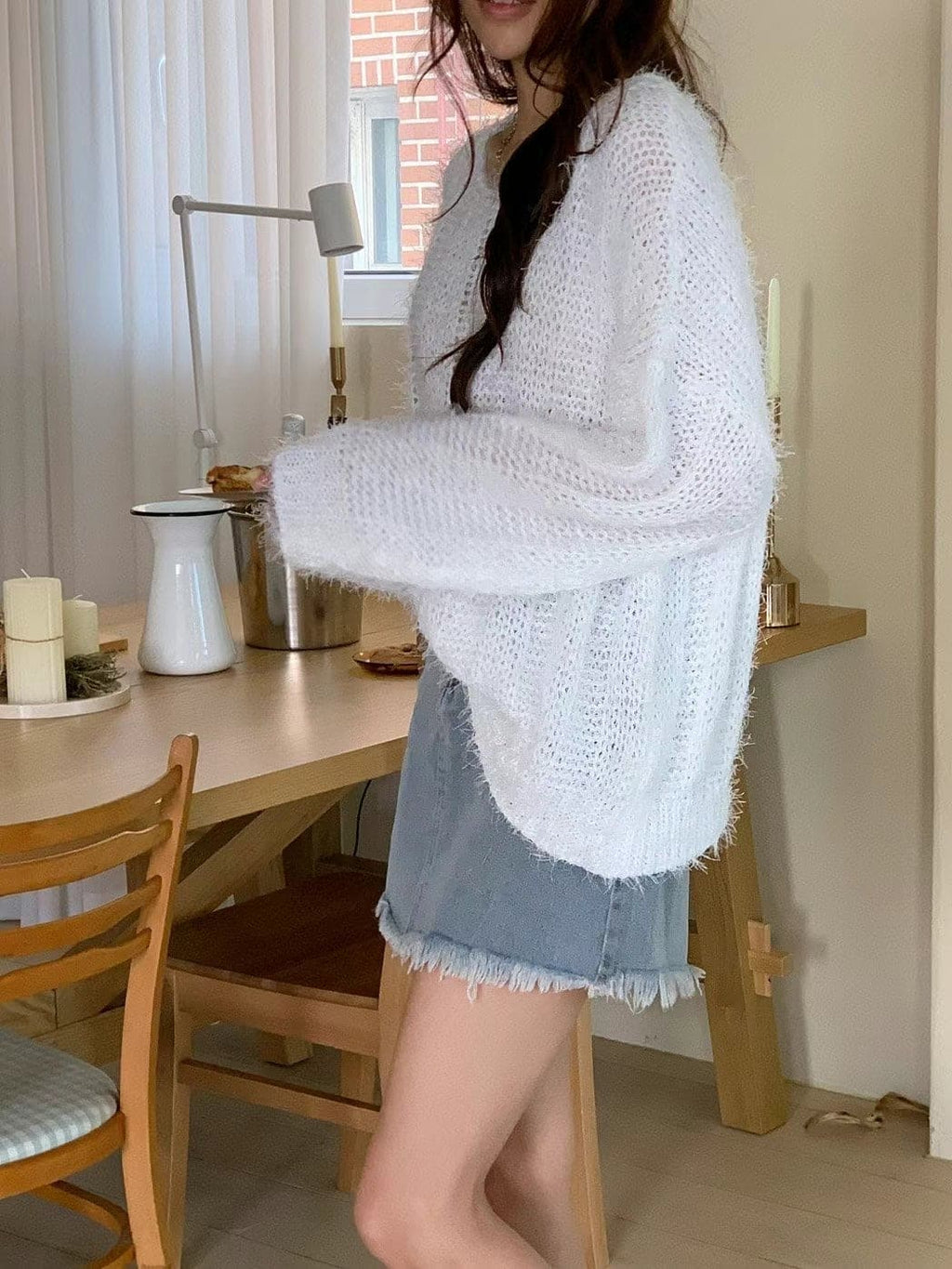 【🤎Autumn/Winter Essential】Loose Fit Angora Knit 