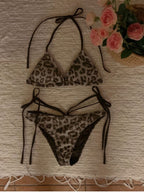 【🤎Sweet Wild Leopard】Leopard Bikini 