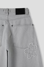 [God Pants Series] Flower Jeans 