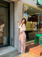 【y2k vibe】Unbalanced Loose Fit Knitwear 