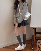 【🍷Christmas &amp; New Year PICK】Cream Puff Pastry Knit Top