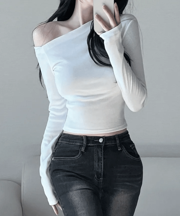 Slide Off Shoulder Top 