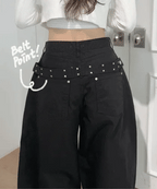 【彎刀神褲】Back Belt Pants