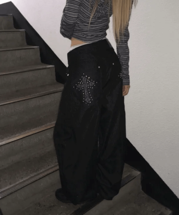 【Divine Pants Series】Cross Back Jeans 