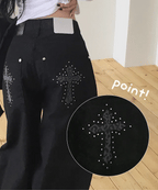 【Divine Pants Series】Cross Back Jeans 