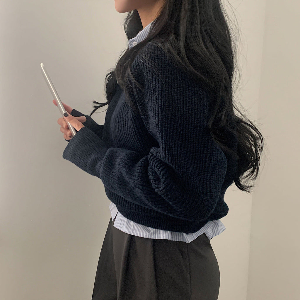 【🍷Christmas &amp; New Year PICK】Warmer Crop Knit 