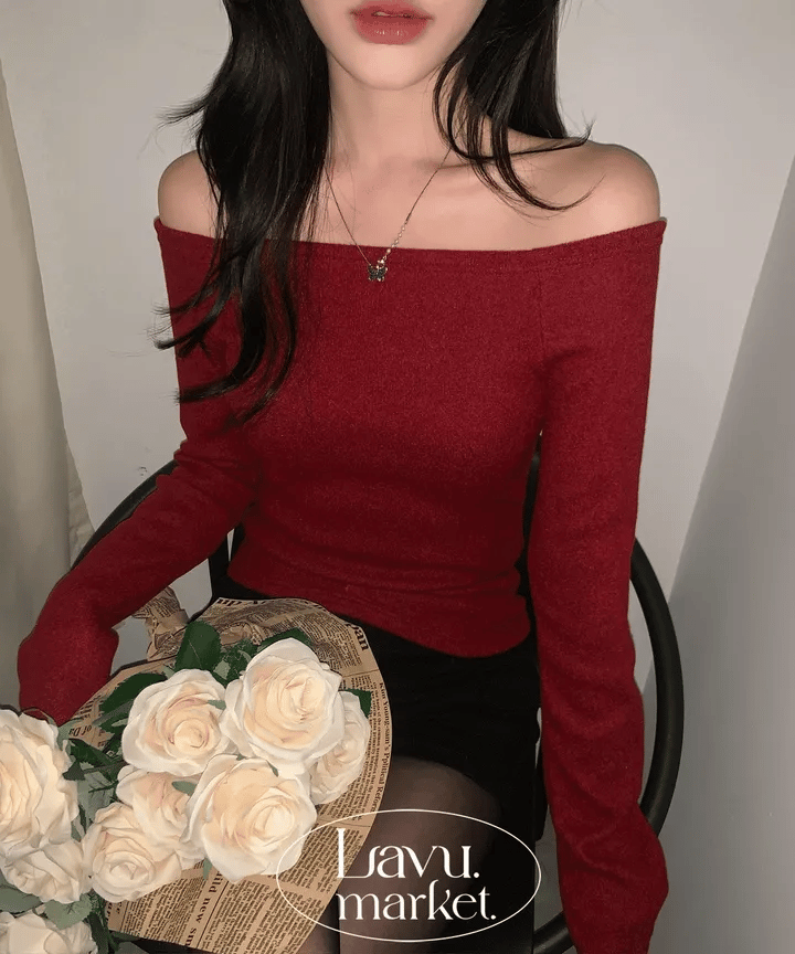 Snow Off Shoulder Top 
