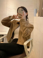 High-quality slim-fit short jacket