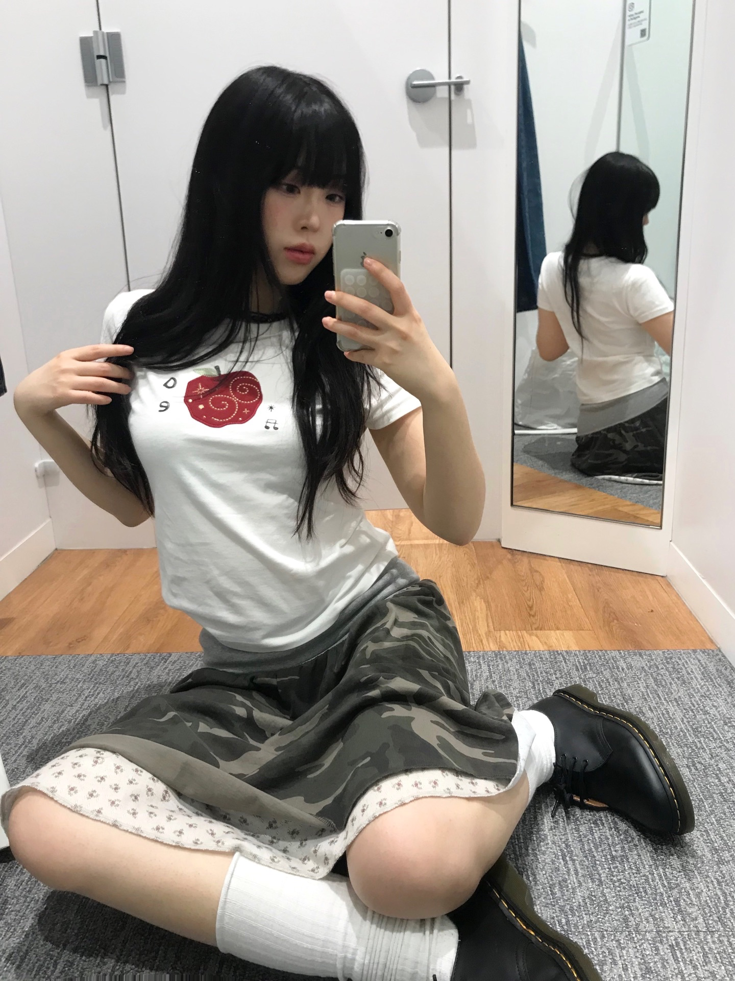 aeae - LAYERED SKIRT