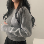 【🍷Christmas &amp; New Year PICK】Warmer Crop Knit 