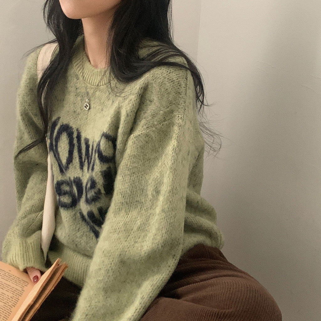 【Soft and Thick】How To Spell Love Knit 