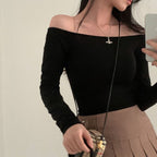 Tie Strap Off Shoulder Set 