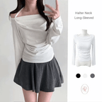 【春夏新品】Strap Drape Top