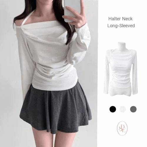 【春夏新品】Strap Drape Top