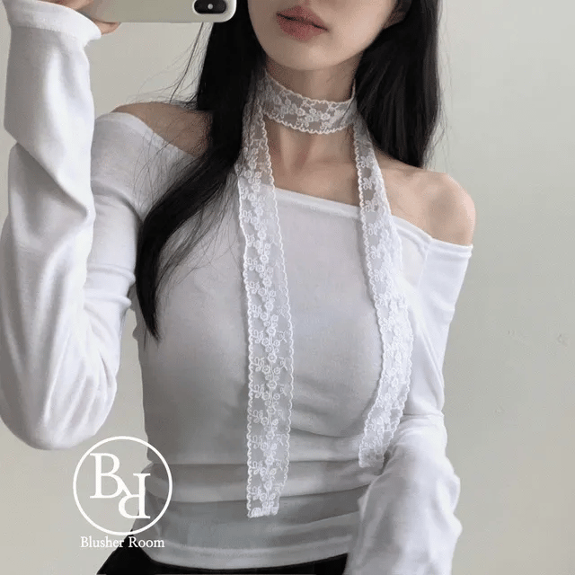 【🎀Romantic and Sweet】Lace Choker Scarf 
