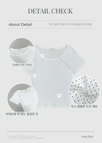 [Korean Style Everyday] Dot Point Tee 
