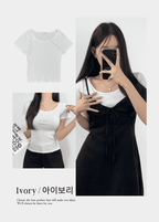 [Korean Style Everyday] Dot Point Tee 