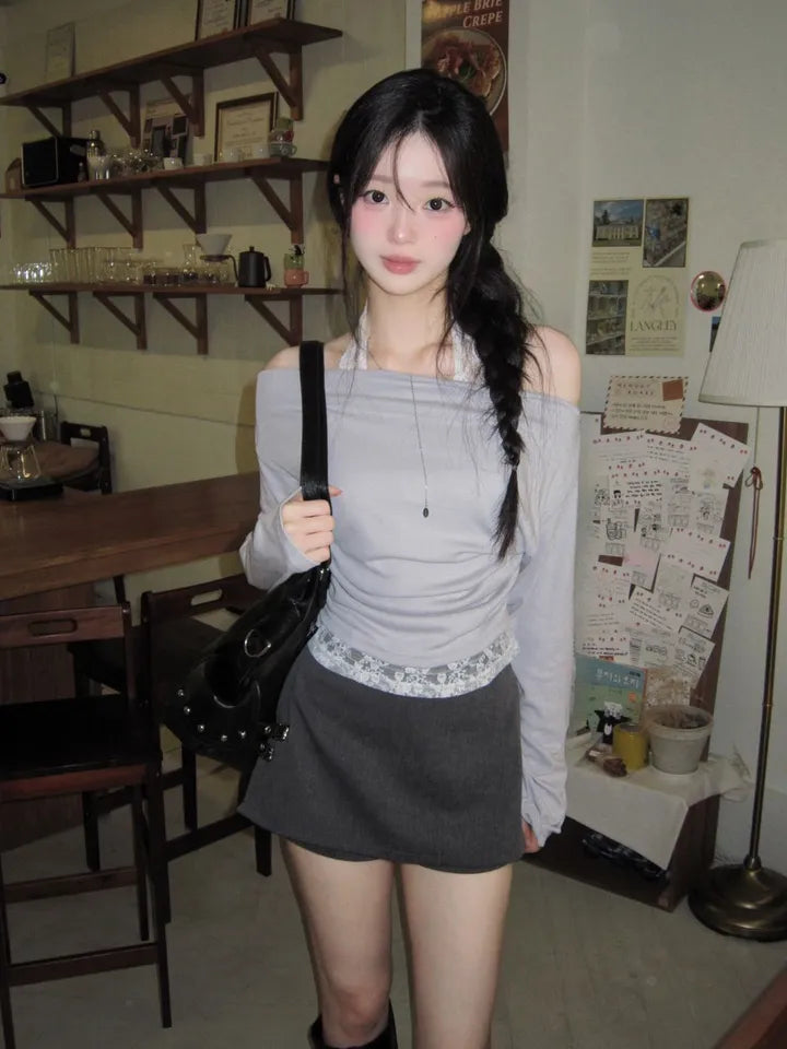 【溫柔約會】Lace Layered Top