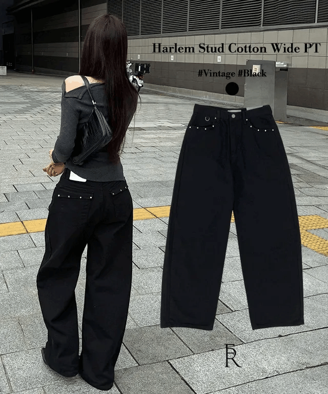 【🖤daily】Balloon Star Cotton Pants 