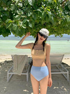 【💜Cute Series】Besh Button Bikini 