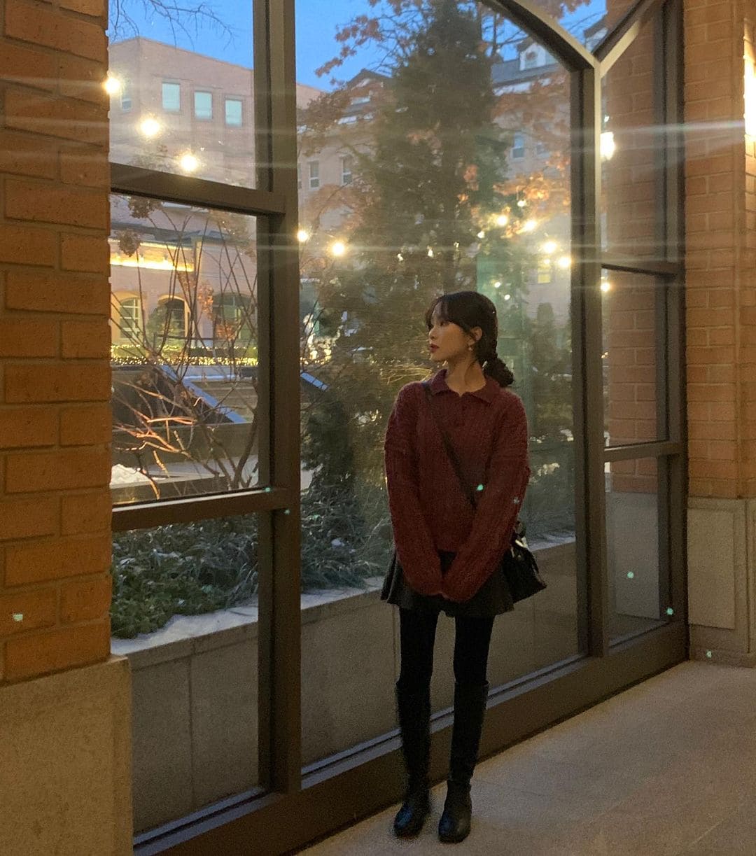 【🍷Christmas &amp; New Year PICK】Double-button collar cable knit top