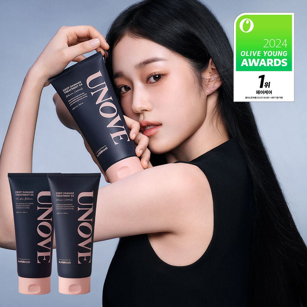 Hot selling item in Korea!! Popular UNOVE Deep Repair Hair Mask for Damaged Hair!!