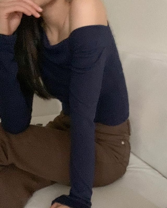 Slide Off Shoulder Top 