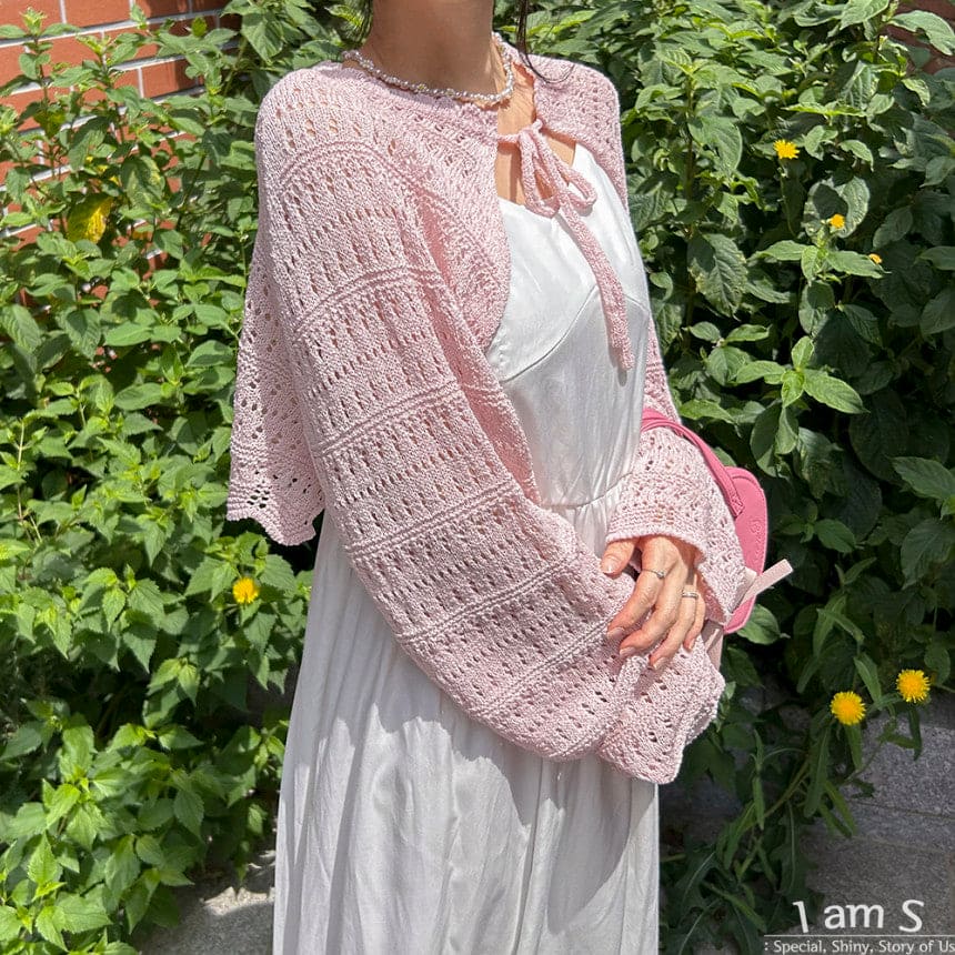 【🥨A Timeless Classic】Jelly Wave Knit Bolero 