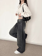 【Autumn/Winter ver.】Pintuck Balloon Wide Denim 